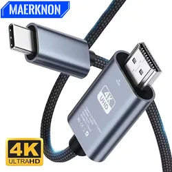 Premium USB - C to HDMI 4K Video Adapter (Black)