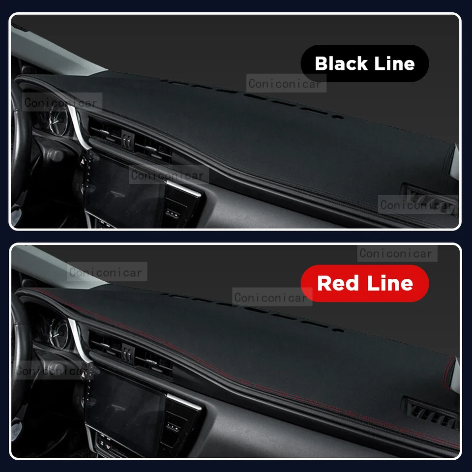 KEYOOG Dashboard Cover For 2019-2024 Toyota RAV4 (Non-HUD) – Anti-Glare, UV Protection, Non-Slip Grey Polyester Mat 4 thumbnail image