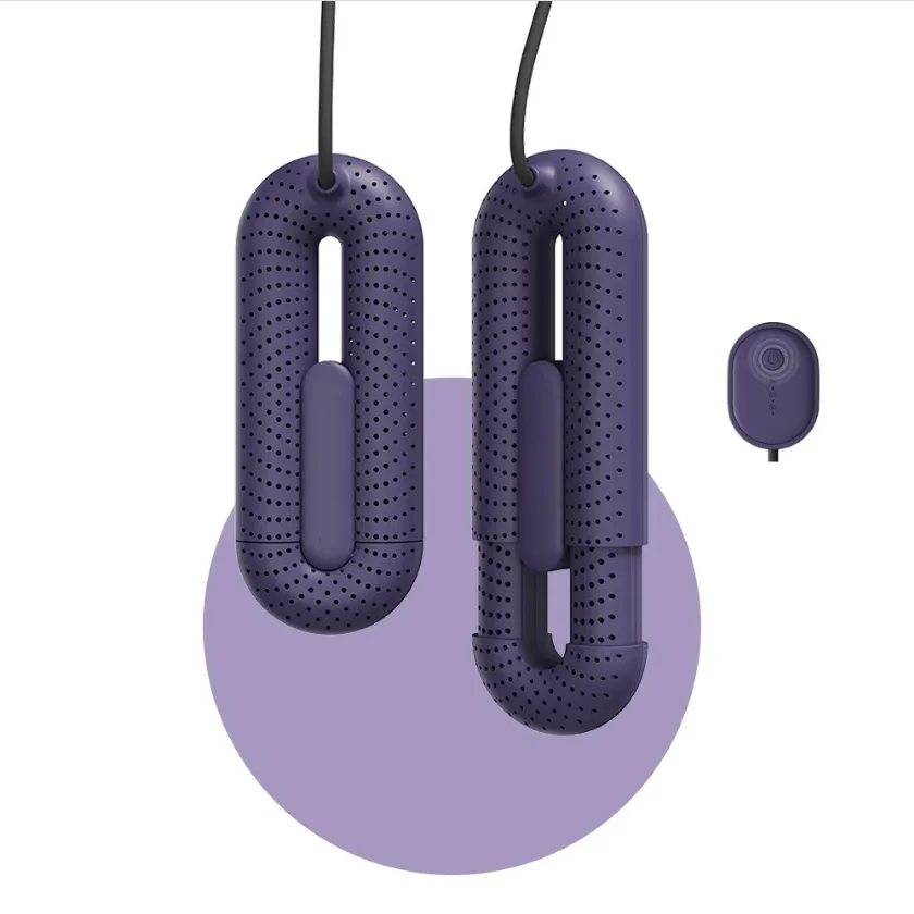 접이식 전기 신발 건조기, 살균 및 탈취, 미니 휴대용 신발 건조기, 여행 양말..