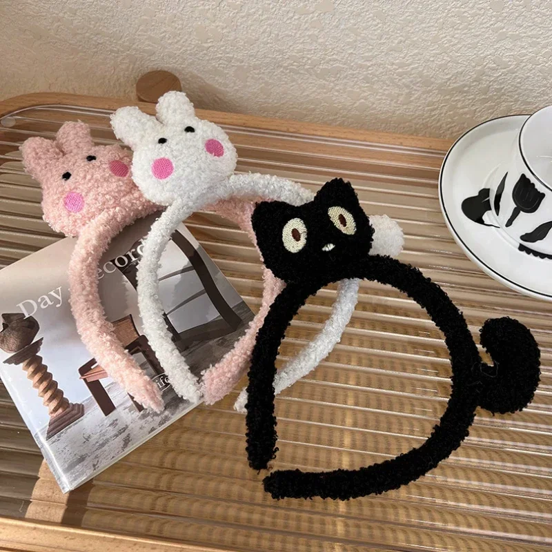 New Cute Plush Cat Hair Hoop Girls autumn and winter Hairbands