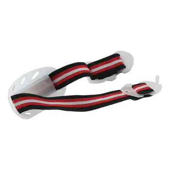Cinturino per il mento del casco bianco nero rosso comodo cinturino per il mento del cappello rigido di protezione del copricapo in plastica