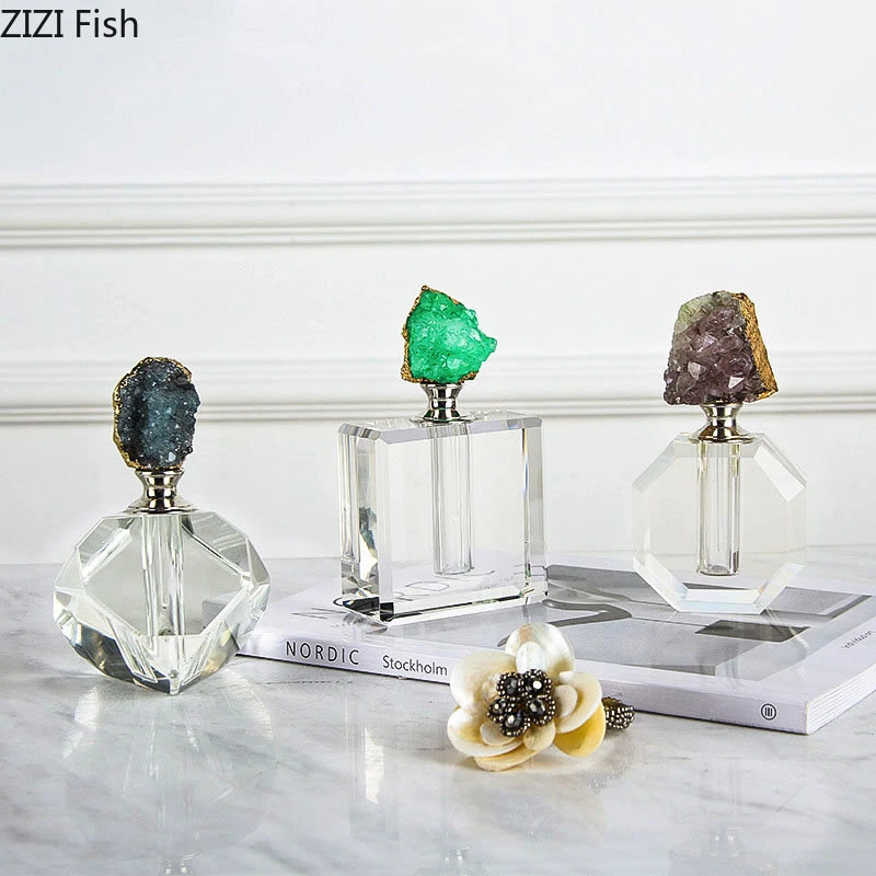 Agate Stone Oil Containers Agate Stone Perfume Bottle Agate Stone