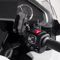 Motorcycle Handlebar Side Accessory Mount Holder Bracket Adapter For 1500 GL1800 F6B 1988-2023