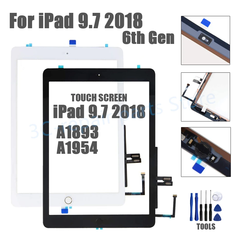 MMOBIEL Digitizer Scherm Display Glas Touchscreen voor iPad 6 2018 A1893 /  A1954