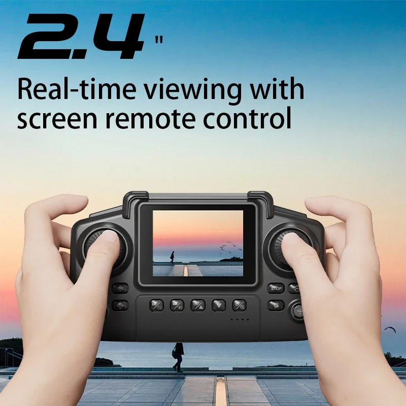 Drone E88 Air Professionaalne 4K HD Kaamera WiFi Kokkupandav Must