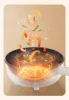 Factory Oem Odm 1.5l 3l 4l Touch Screen Multipurpose Reservation Fry Pan Egg Boiler Non-stick Cooking Pot Electric Frying Pan 6