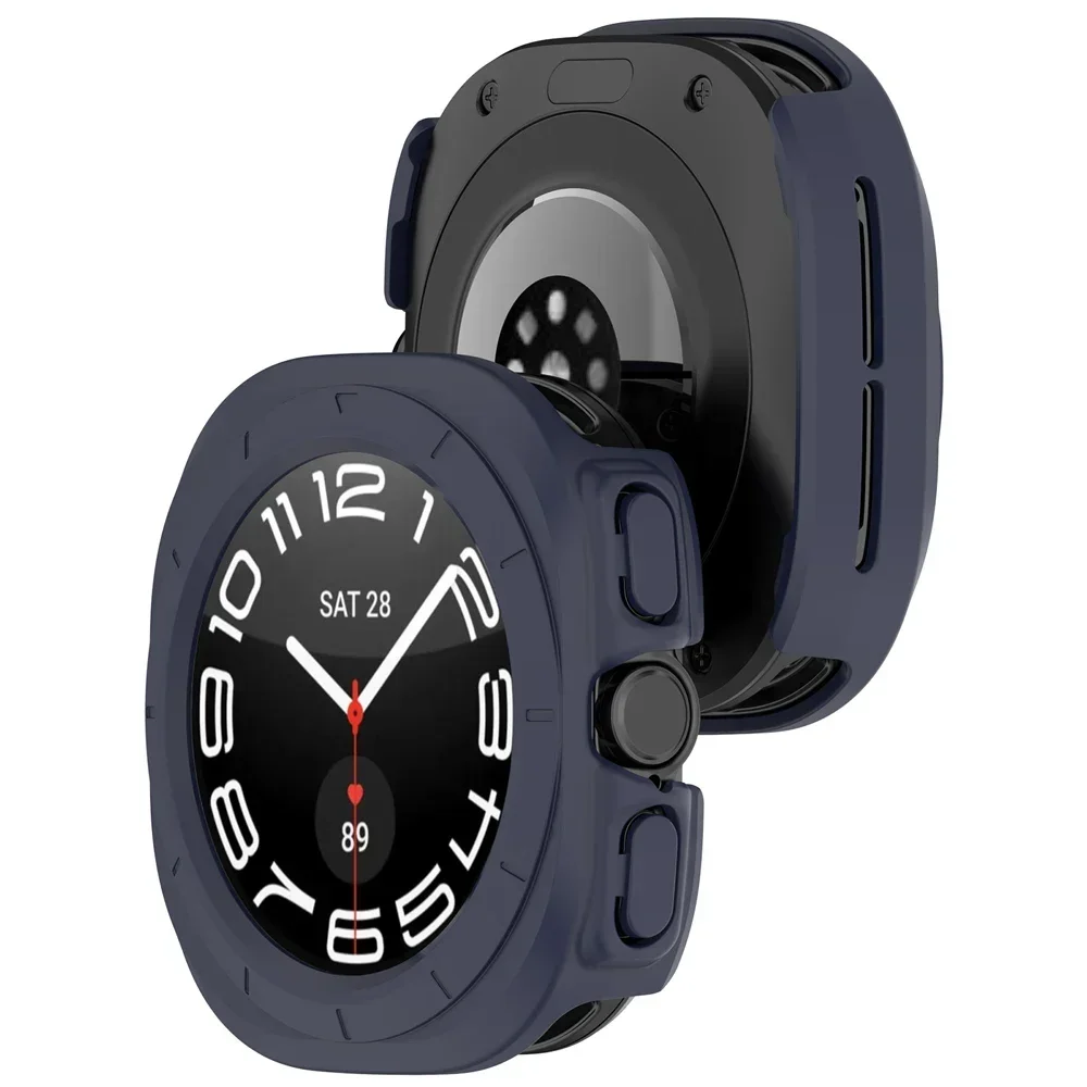 Matte Uhrenabdeckung für Samsung Galaxy Watch Ultra Hülle Watch 7 Ultra 47 mm PC Rundum Shell Schutzhülle Bumper Cases Zubehör – Detail 16