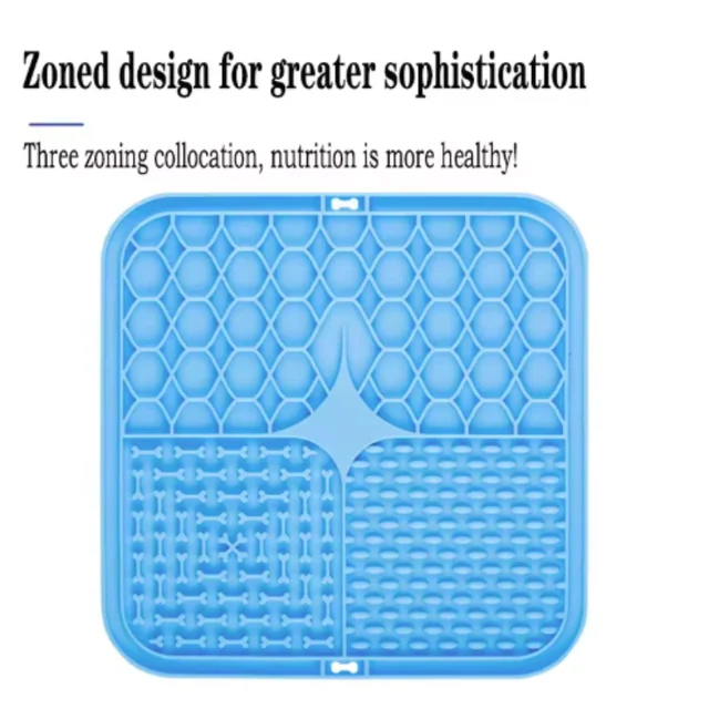 Pet Lick Silicone Mat Slow Feeder Dog Food Plate Bathing Distraction Sucker Training Feeder Supplies for Dogs 4