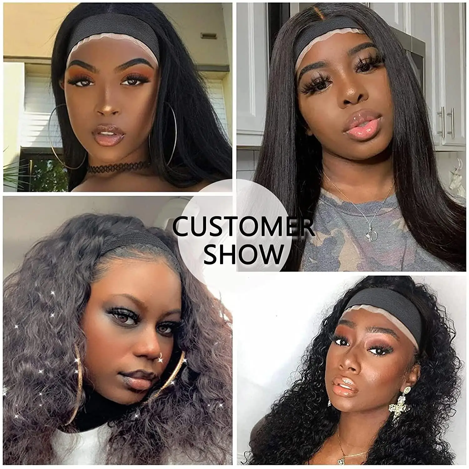 Edge Laying Scarf Elastic Headband For Wigs Lace Frontal 3pcs Lace Melting  Band With 1pcs Double Side Edge Control Hair Comb - Wig Band - AliExpress