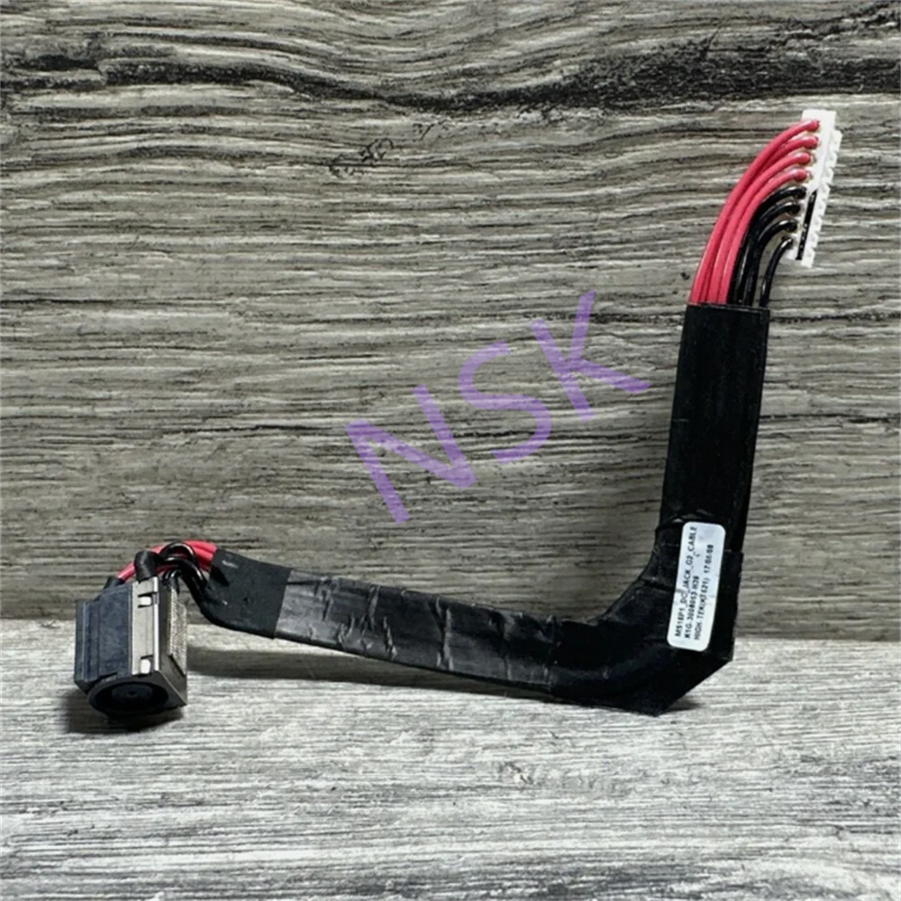 Оригинальный Женский кабель питания постоянного тока MSI GP63 MS16P1 GL63 K1G-3008053-V03 GE63 RAIDER 8RF-010US T23 100% Test Ok
