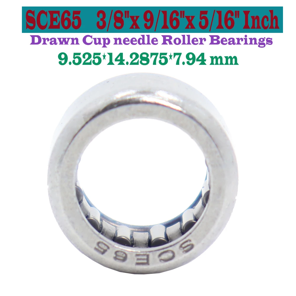 10 Cuscinetti A Rullini SCE65 – 3/8x9/16x5/16 Pollici – NMD FRD153