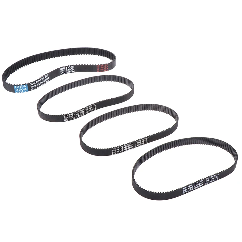 Electric Scooter Belt 3m 384 12 Transmission Timing Belts HTD 3m-384-12 5M-535-15 Rubber Drive Stripe E-scooter Hoverboard Parts