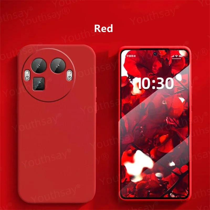 Enhanced Liquid Silicone Phone Case with Soft TPU and Camera Protector