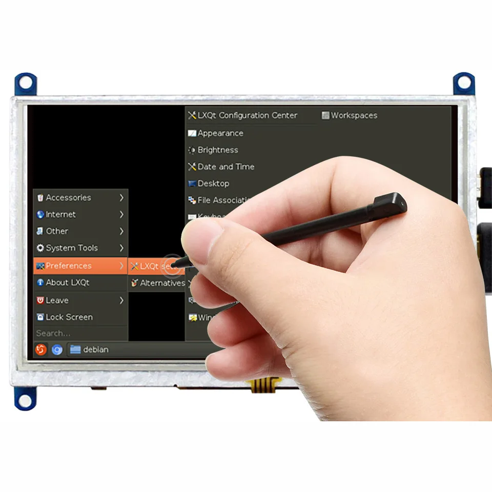 Waveshare HDMI LCD B ġũ PC ,   4, 3, ο, 800  480 ػ, 5 ġ