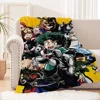 Luxury Blankets & Throws My Hero Academia Fluffy Plaid Funny Blanket Bed Blanket 150cm X 200cm Blankets Sofa Decoration Cobija 2