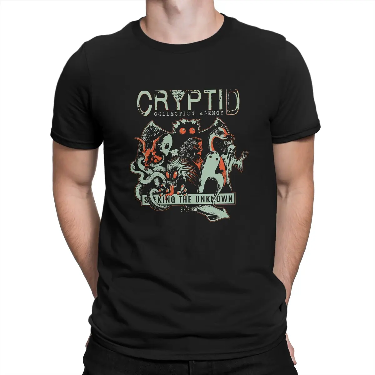 Mothman Umanoide Creature Tshirt Collezioni Cryptid Maglietta Classica In Poliestere Di Base Homme Abbigliamento Uomo Ofertas Trendy