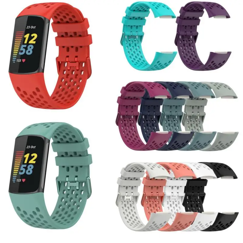 

Official Watchband For Fitbit Charge 5 Strap correa Smartwatch Sport Wristband For Fitbit Charge5 strap breathable bracelet