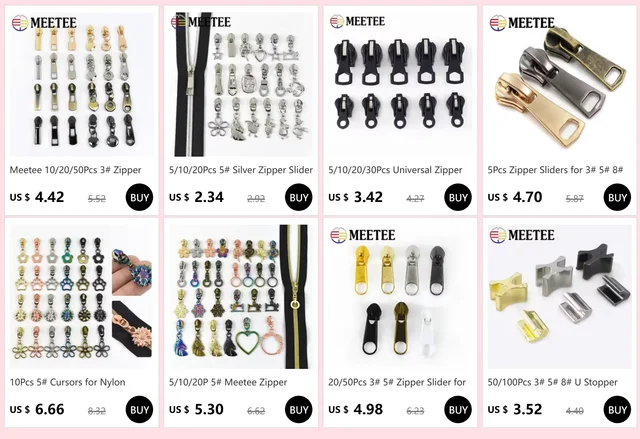 Kit Riparazione Cerniere Universale - 12 Pezzi Per Vestiti, Borse, Tende - Include Cursori E Denti - Foto 9