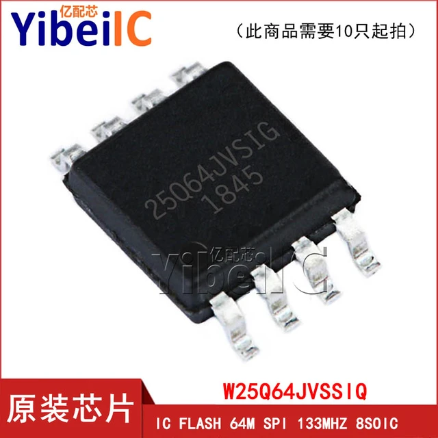 Winbond W25Q64JVSSIQ: Symbol, Footprint, 3D STEP Model, 44% OFF