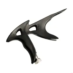 Spray Paint Handle Stand with Ergonomic Grip - Durable High Hardness Plastic (Black)