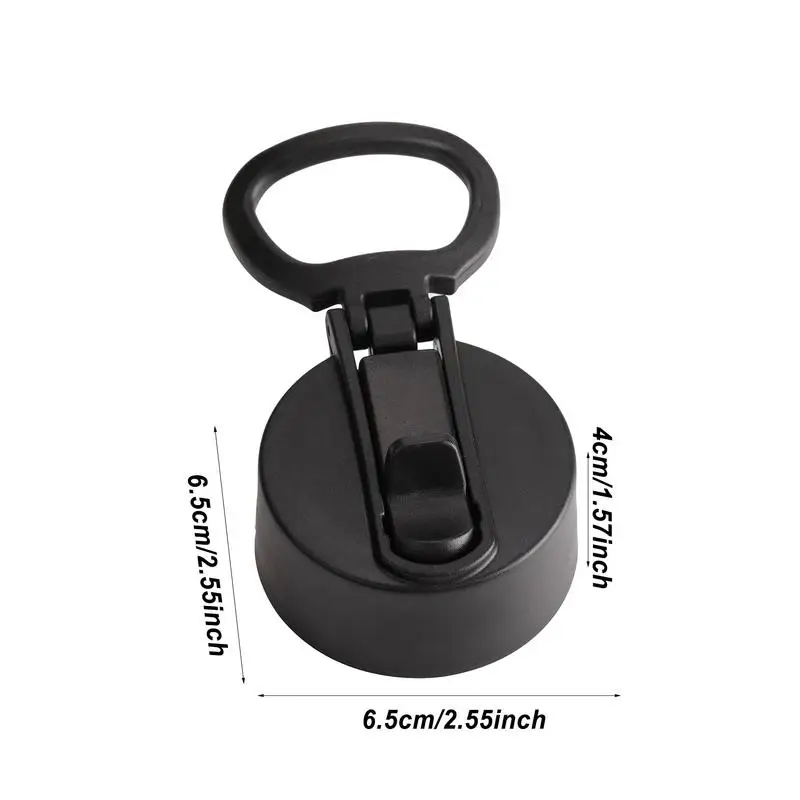Water Bottle Lid Wide Mouth Bottle Lids Spill Proof Leakproof Non Slip Ring Handle Large Cup Topper Accessories