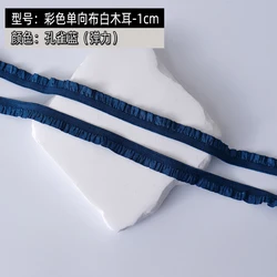 5 - Meter High - Quality Elastic Lace Trim Ribbon for Decorative DIY Crafts & Sewing Projects (S(1cm Wide))