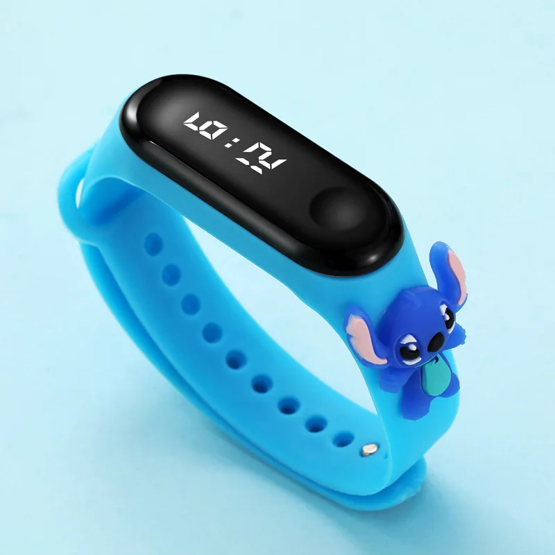 Disney Hulk iron Man Xiaomi Children's Watch Sports Touch Electronic LED Waterproof Bracelet kids toy Watch Birthday Gifts 6