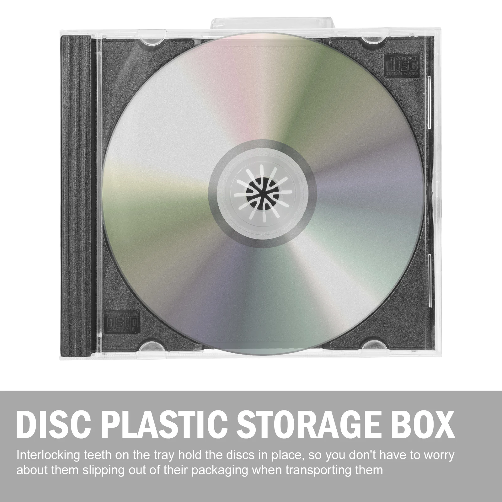 CD DVD Storage Case 6pcs Transparent Plastic DVD Case Portable CD Storage Box Ultrathin Single Disc CD Box Case For Home Cinema