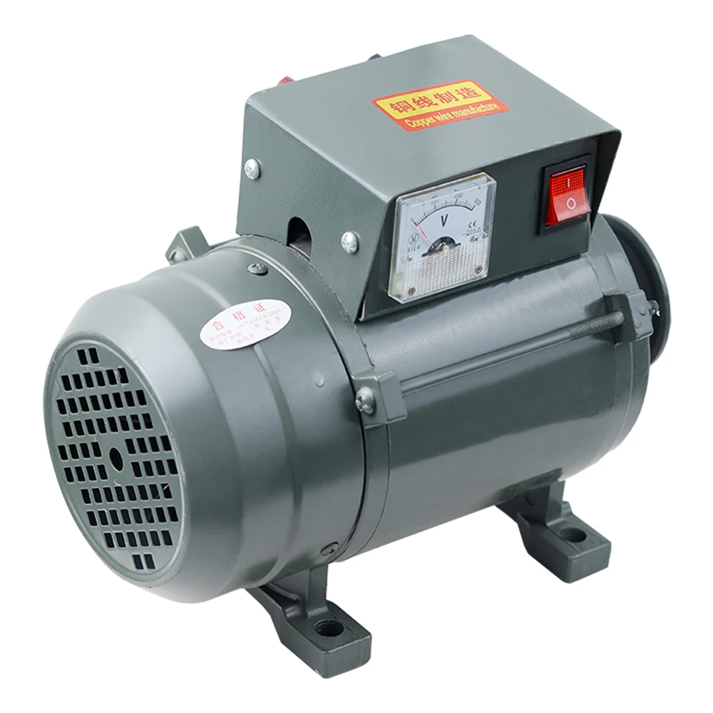 High Power Small Pulley Type Permanent Magnet Lighting Generator 3500W 220V Factory for Sale portable gas generator