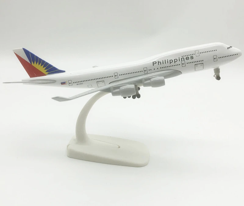 

1:350 Philippine Airlines B747 Aircraft Model, Metal Simulation Airliner, Alloy Static Decoration Airplane Model