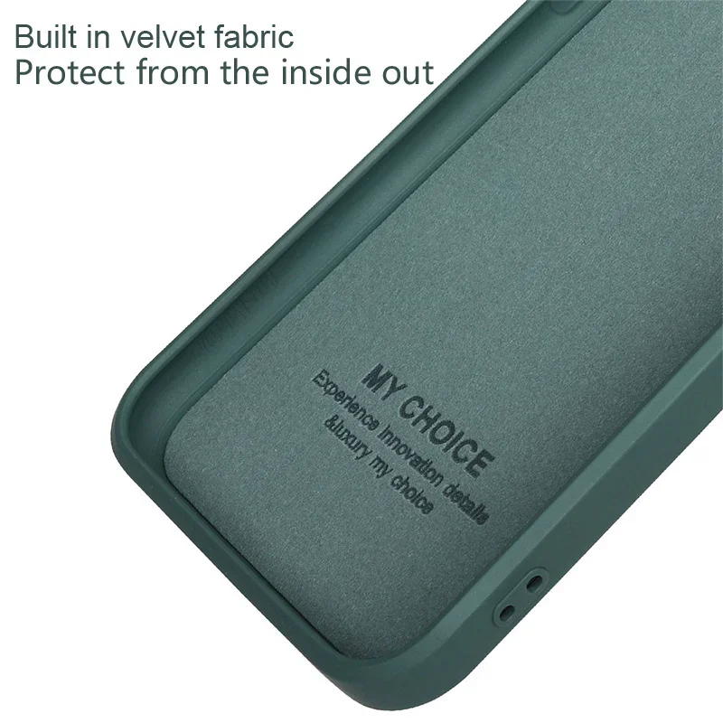 Luxury Original Liquid Silicone Phone Case - Enhanced Protection and Elegance