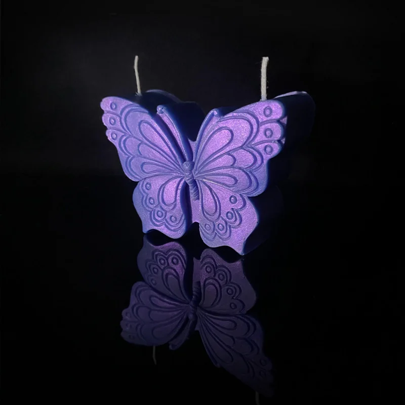 Sexy Low Temperature Candles Gilding40DegreesmColorful Gilding Butterfly Tearable Wax Drip Adult Sex Training Props