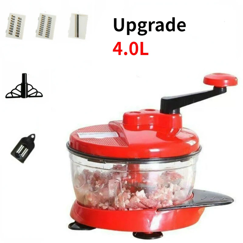 Candimill Kitchen Small Manual Meat Grinder Multi-function Food Processor  Vegetable Chopper Shredder Cutter Egg Blender - Food Chopper - AliExpress