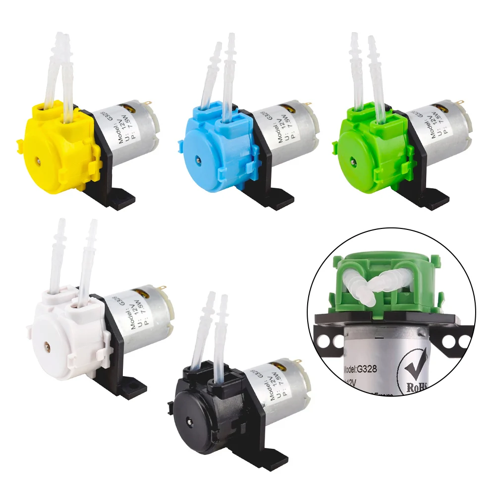 

1pc 12V Peristaltic Pump Aquarium Dosing Pump Tube Head Equipment Peristaltic Pumps Lab Analytic Diy Liquids Motor Tool