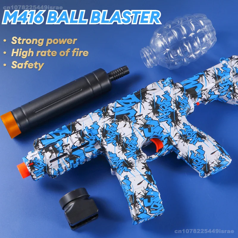 

M416 Electric Gun Toys Eco-Friendly Splatter Ball Automatic Outdoor Toy Gun For Team ActivitiesFor Adults Kids