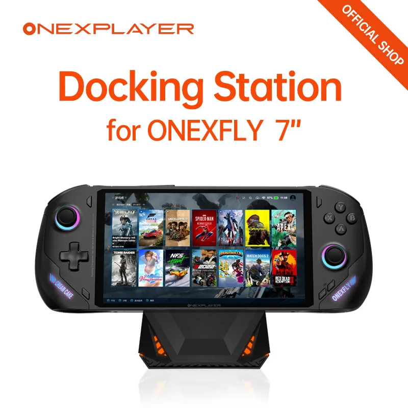 

Onexfly OnexDocking Docking Station Laptop Hub Game Console Converter PD Charge USB HDMI RJ45 Network Bracket Stand