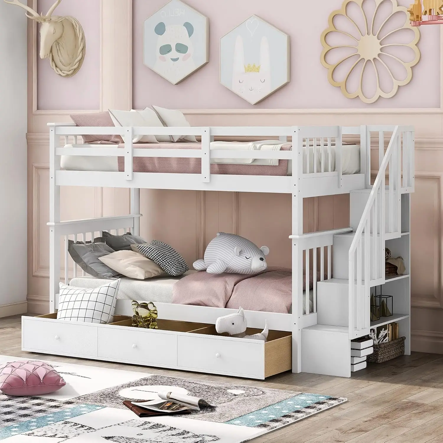 Storage Stair Bunk Bed 1