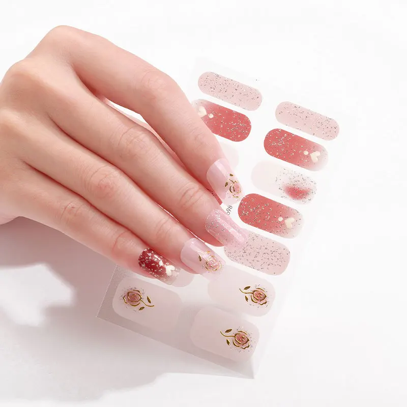 

1 лист, 3D-наклейки для ногтей