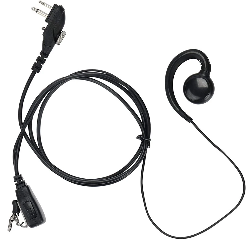 RISENKE-Two Way Radio Headset with Mic, Compatible for Hytera PD550, PD562, TD500, TD562, Walkie Talkie Accessories