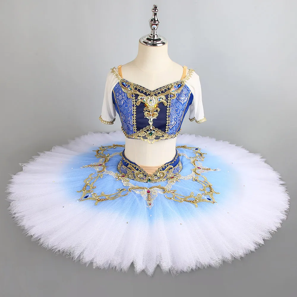 

Blue Pirate Variation tutu private high-end custom adult children performance competition dress women's costume