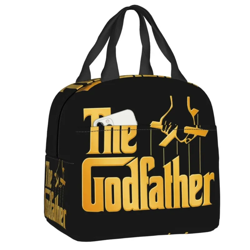 The Godfather Box Waterproof Gangster Movie Warm Cooler Thermal Food Insulated Lunch Bag for Women School Tote Container
