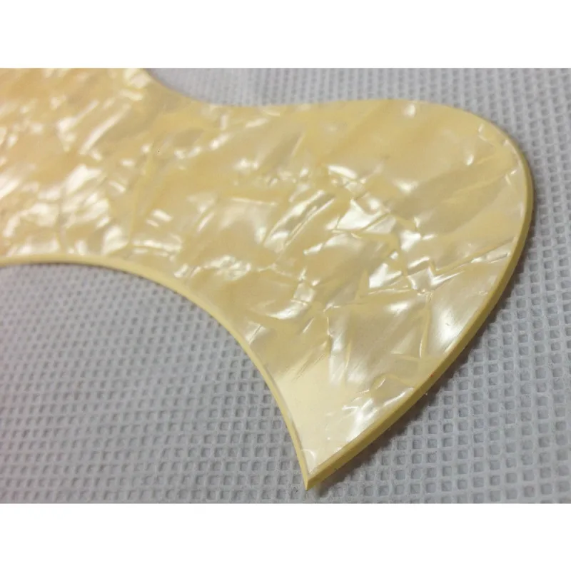 Pleroo Guitar pickgaurd-DIY Acoustic Guitar Pick guard Blank sheets Parts Cream Pearl guitar pickguard