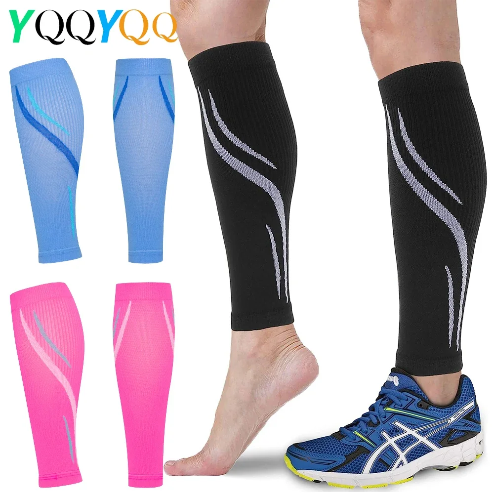 

1Pair Calf Compression Sleeve Men & Women -20-30mmHg Shin Splint Compression Sleeve Recover Varicose Veins,Torn Calf,Pain Relief