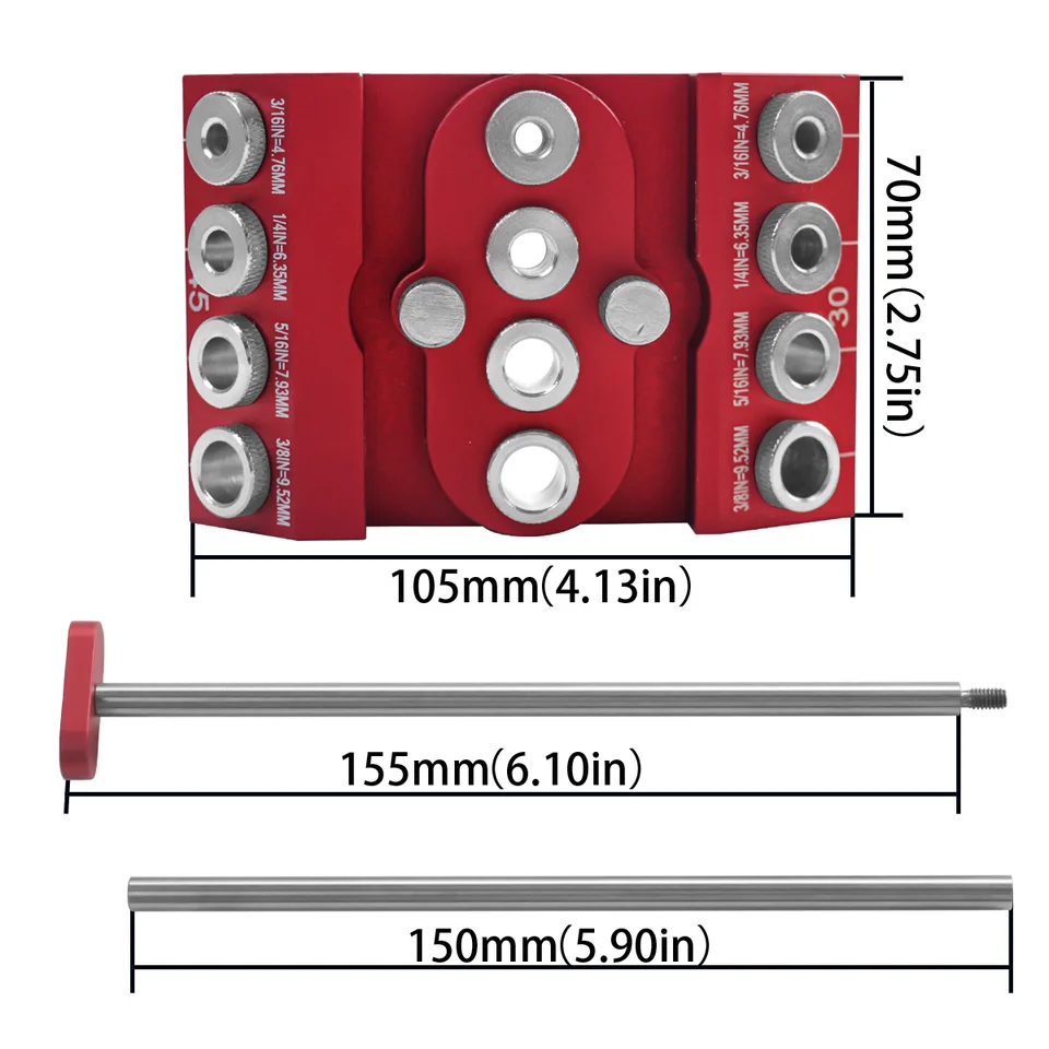 30 45 90 Angle Drill Guide Jig With 4 Drill Barbados | Ubuy