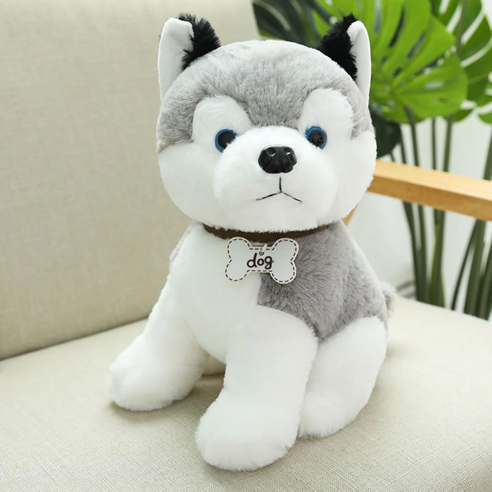 thumbnail image 1 of 22cm Cute Simulation Of Many Dog Plush Toys Delicate Small Soft Kawaii Two Ha Dolls For Children And Girlfriends Birthday Gifts, 1 of 5