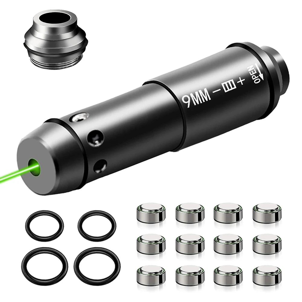 GreenLaserTrainingCartridgeTacticalLaserTrainingBullet9mmBore