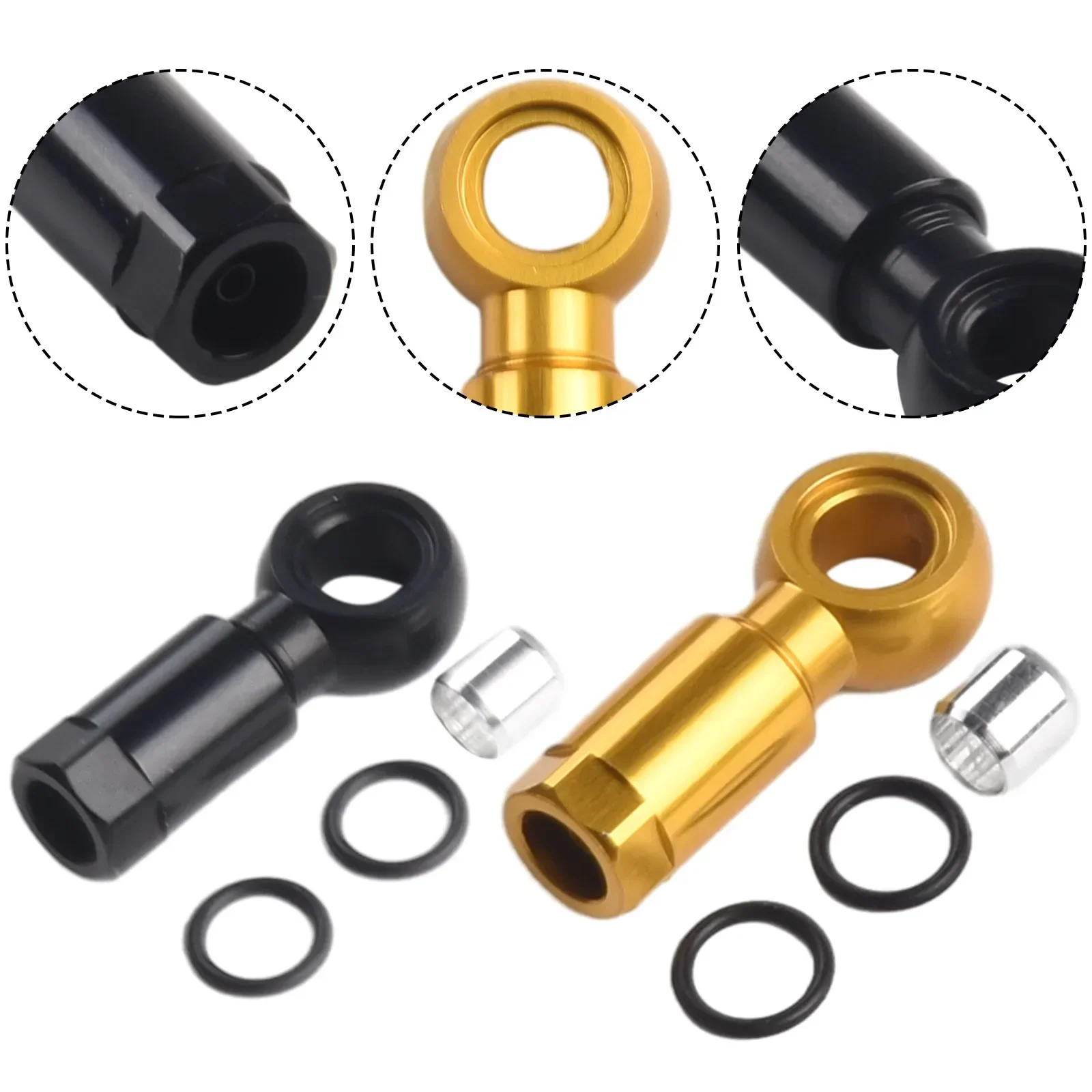 Aluminum Alloy Bicycle BH90 Olive Connector For Shimano Hydraulic Brake Hose SLX/XT/XTR Cycling Accessories bicycle brake olives