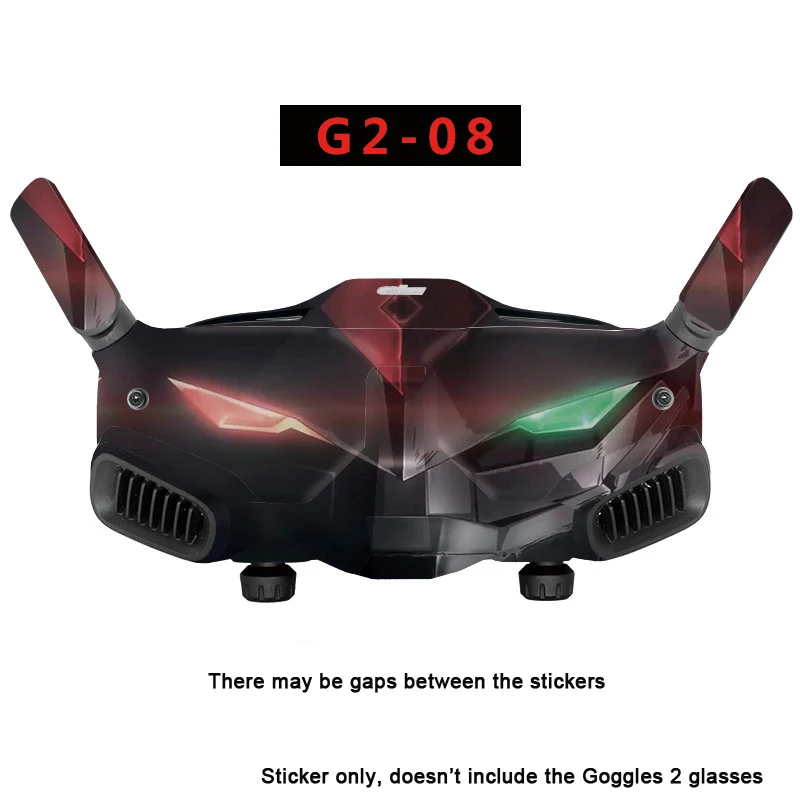 PVC Stickers for DJI Avata Goggles 2 Glasses Scratch-proof Protection Film Decals Decorative Sticker Avata Drone Accessories
