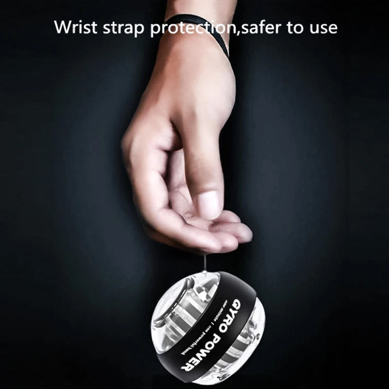 PowerBall Gyro Trainer Per Polso | Palla Giroscopica Auto-Avvio Con Luci LED | Allenamento Avambraccio E Rilassamento Muscolare - Foto 9