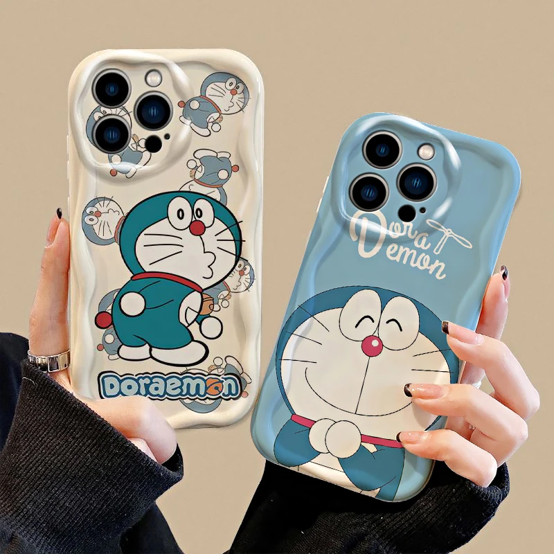 Чехол Doraemon для телефона Samsung Galaxy S23 S22 Ultra Plus S21 FE A73 5G A72 A71 A54 A53 A52 A51 4G A50S A50, Белый силиконовый чехол